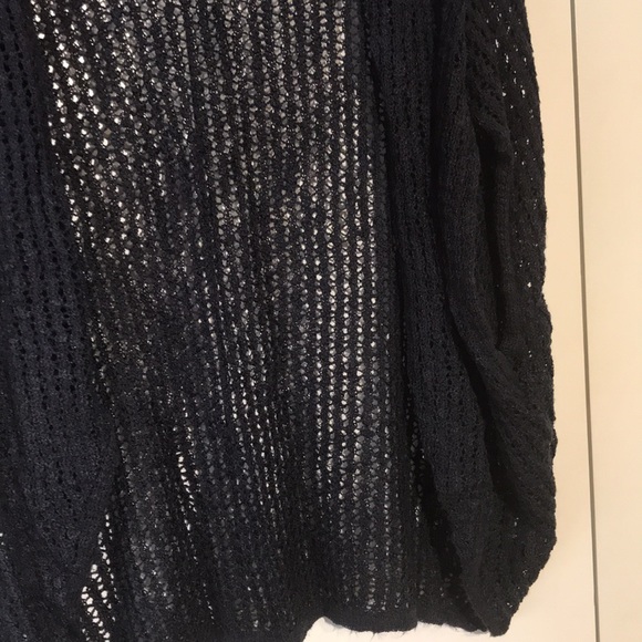 Cato Women’s Knit Cardigan Size Large Navy Blue Sleeveless Cardigan - Picture 6 of 6